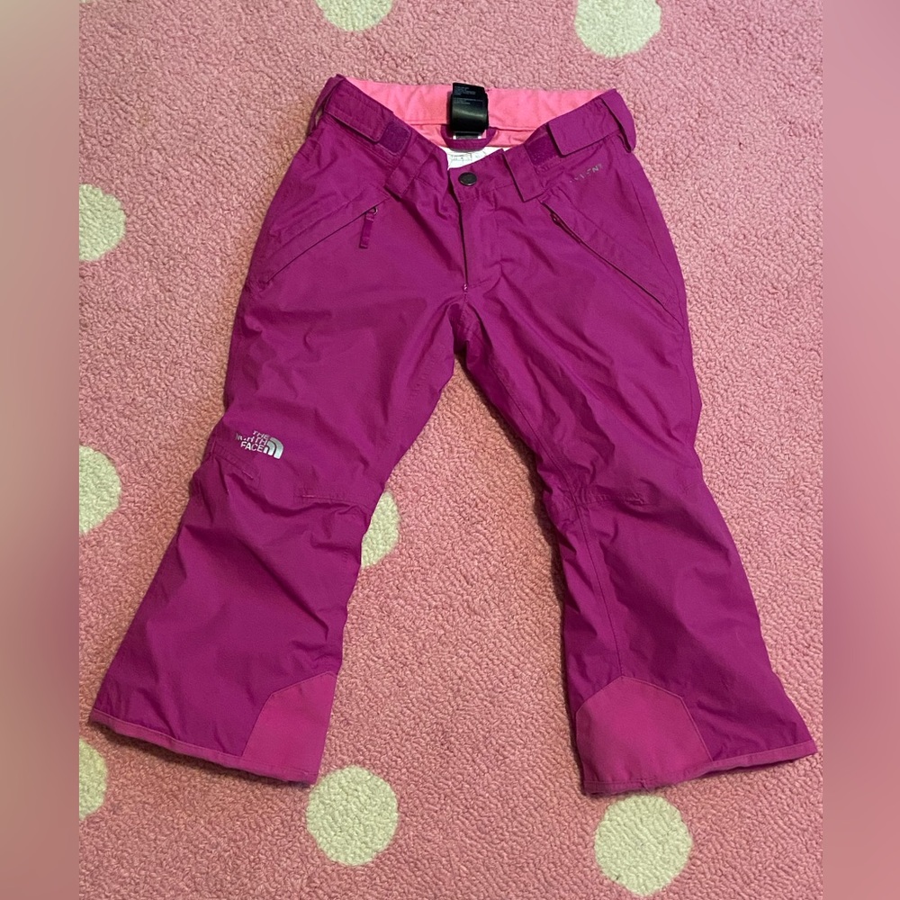 The North Face Kids Fuchsia Snow Pants